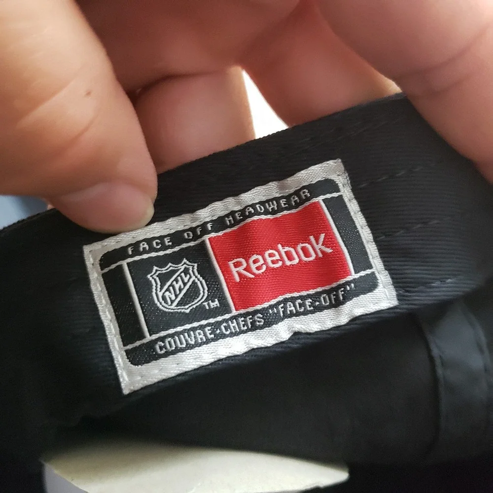 Los Angeles‎ Kings Hat Cap Strap Back Black Gray NHL Hockey Mens Reebok NEW A1